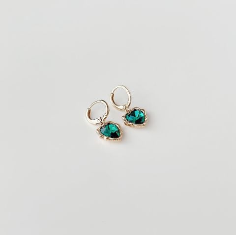 Quic Green Xuping Steel Earring | Çelik Küpe