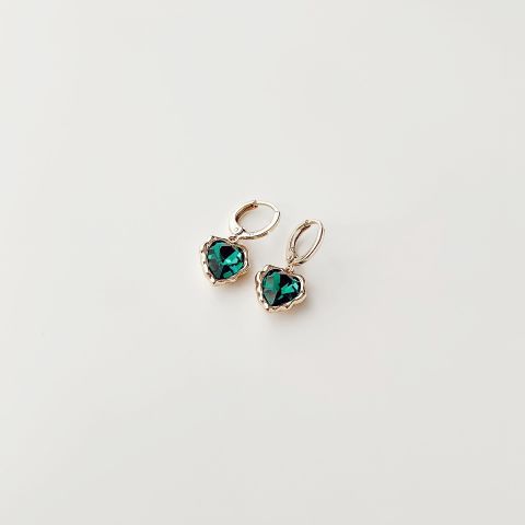 Quic Green Xuping Steel Earring | Çelik Küpe