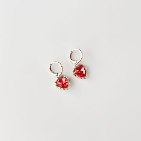 Quic Pink Xuping Steel Earring | Çelik Küpe
