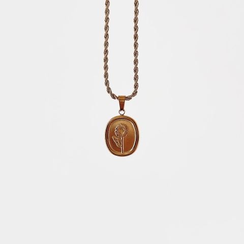 Daisy Steel Necklace