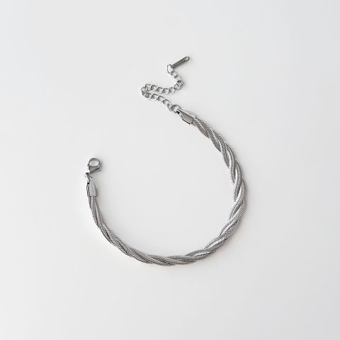 Cvya Grey Steel Bracelet | Bileklik