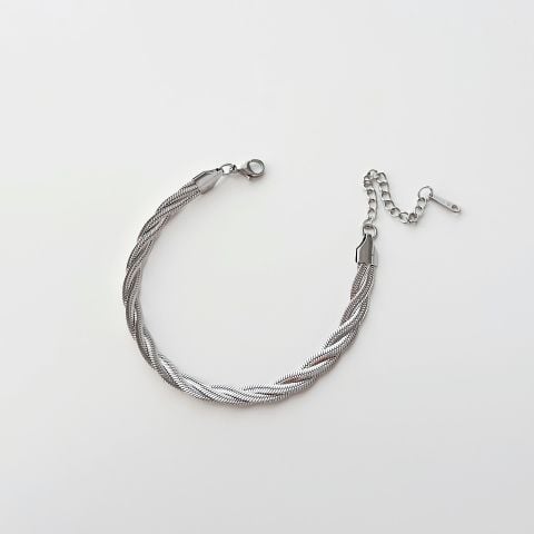 Cvya Grey Steel Bracelet | Bileklik