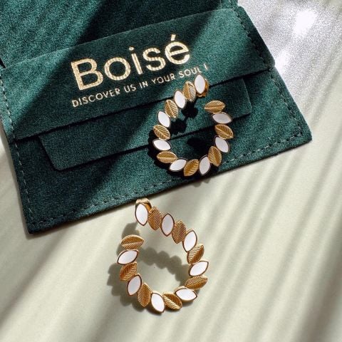 Le Feuill Steel Earring