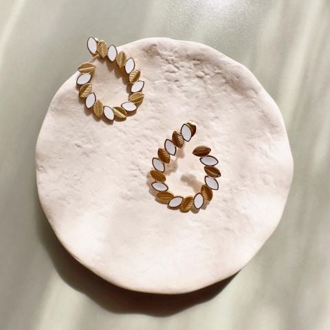 Le Feuill Steel Earring