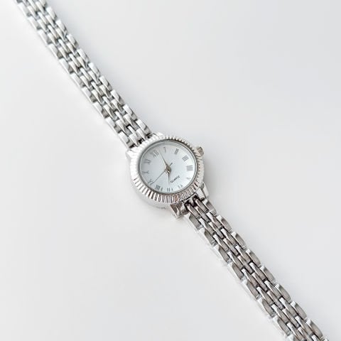 Berlin Grey-White Watch | Saat
