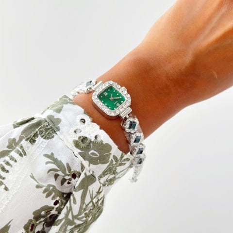 Jeyn Grey-Green Watch | Saat
