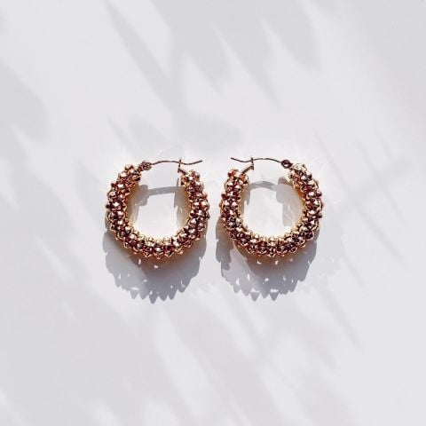 Minimal Whux Steel Earring | Çelik Küpe