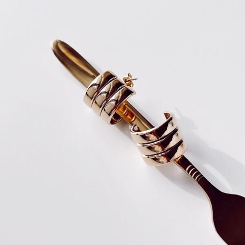 Monch Steel Earring | Çelik Küpe