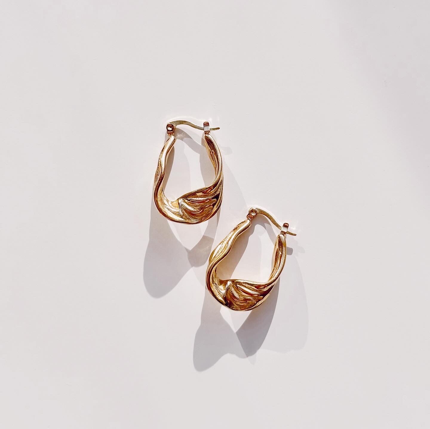 Wave is Steel Earring | Çelik Küpe