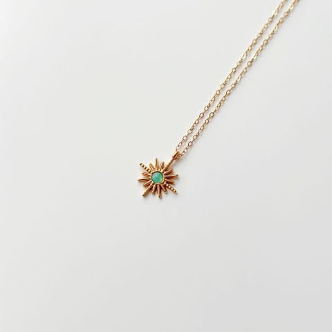 Roan Green Steel Necklace | Çelik Kolye