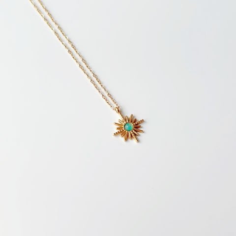 Roan Green Steel Necklace | Çelik Kolye