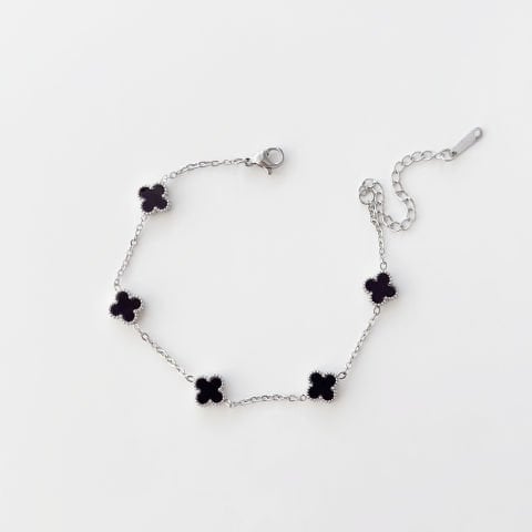 Richy Black-Grey Steel Bracelet | Bileklik