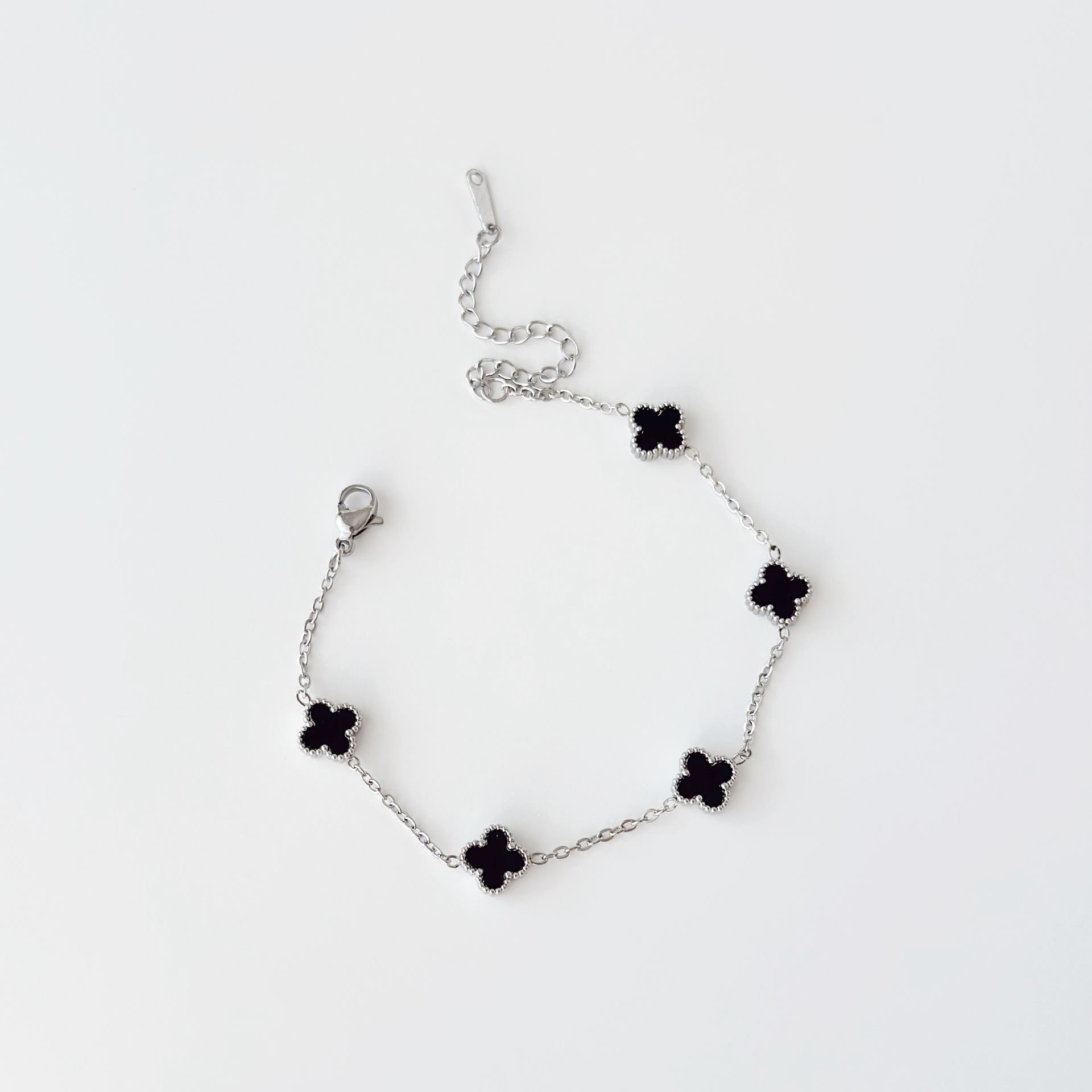 Richy Black-Grey Steel Bracelet | Bileklik