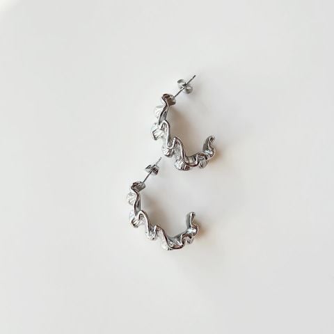 Diego Steel Earring | Çelik Küpe