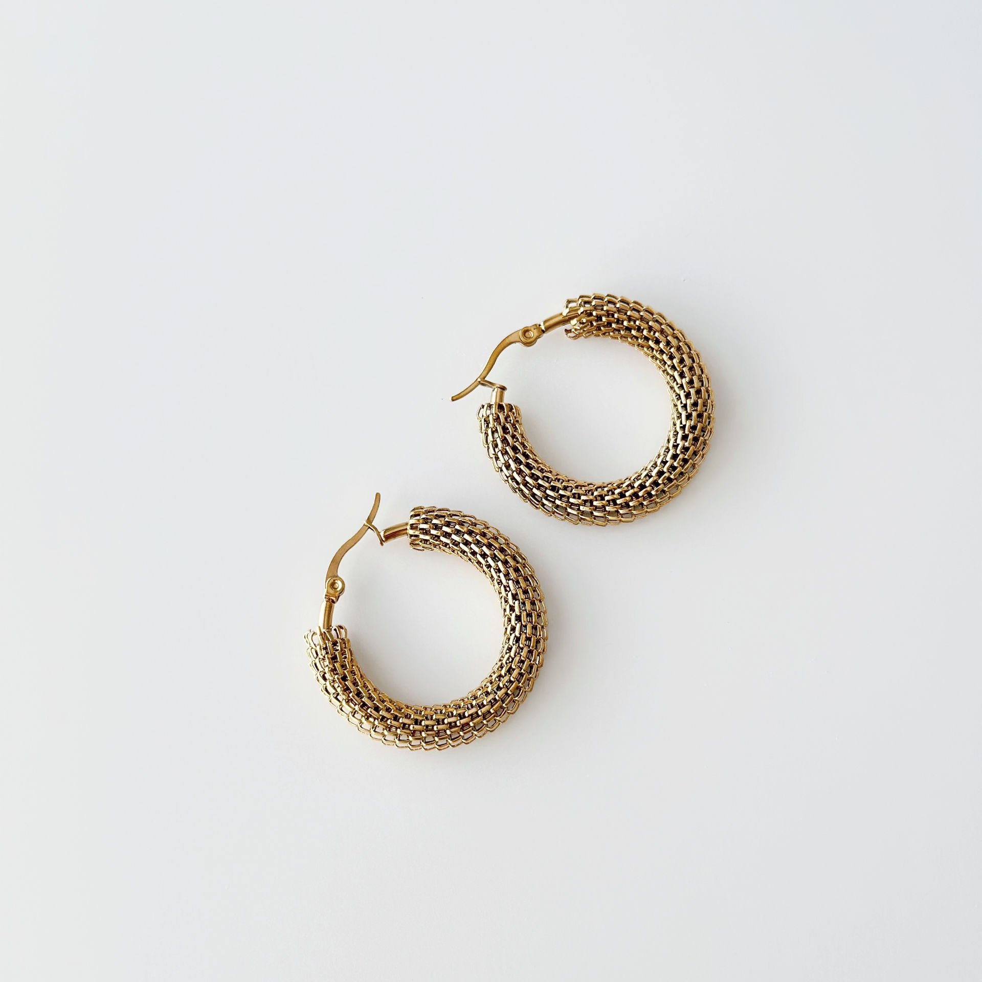 Gexa Steel Earring | Çelik Küpe