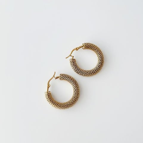 Gexa Steel Earring | Çelik Küpe